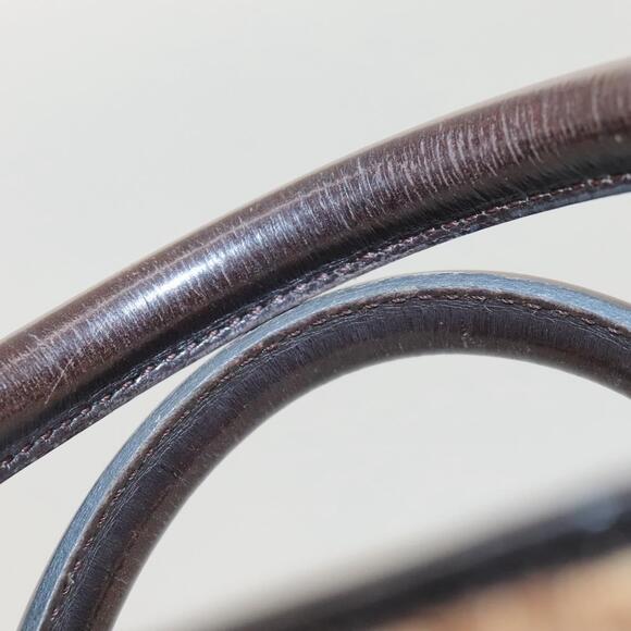 DIOR Trotter Canvas Hand Bag Brown - Picture 9 of 12